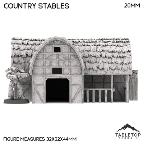Tabletop Terrain Building Country Stables - Country & King - Fantasy Historical Building