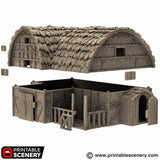 Tabletop Terrain Building Country Stables - Country & King - Fantasy Historical Building