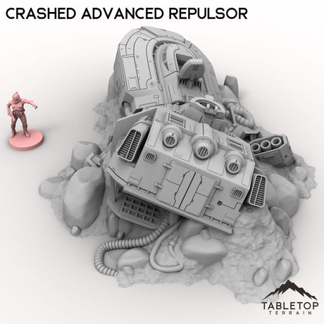 Tabletop Terrain Building Crashed Advanced Repulsor