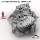 Tabletop Terrain Building Crashed Advanced Repulsor