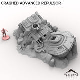 Tabletop Terrain Building Crashed Advanced Repulsor