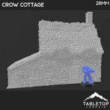 Tabletop Terrain Building Crow Cottage - Country & King - Fantasy Historical Building