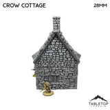 Tabletop Terrain Building Crow Cottage - Country & King - Fantasy Historical Building