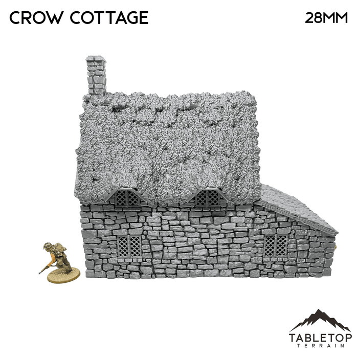 Tabletop Terrain Building Crow Cottage - Country & King - Fantasy Historical Building