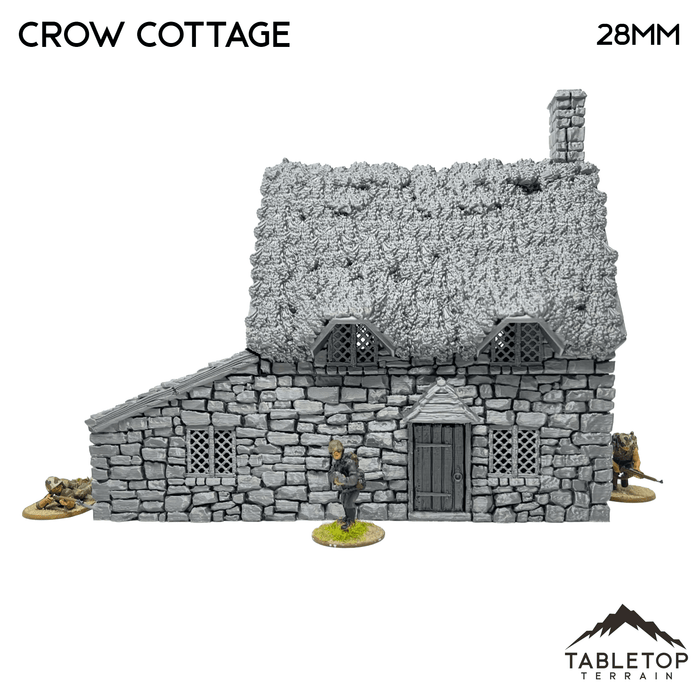 Tabletop Terrain Building Crow Cottage - Country & King - Fantasy Historical Building