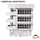 Tabletop Terrain Building Cyberpunk Apartments - Cyberpunk Building