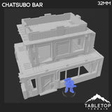 Tabletop Terrain Building Cyberpunk Chatsubo Bar - Cyberpunk Building
