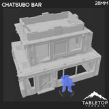 Tabletop Terrain Building Cyberpunk Chatsubo Bar - Cyberpunk Building