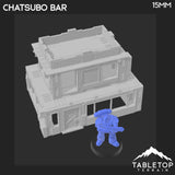 Tabletop Terrain Building Cyberpunk Chatsubo Bar - Cyberpunk Building