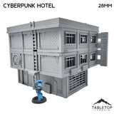 Tabletop Terrain Building Cyberpunk Hotel Block - Cyberpunk Building