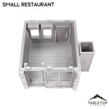 Tabletop Terrain Building Cyberpunk Small Restaurant - Cyberpunk Building