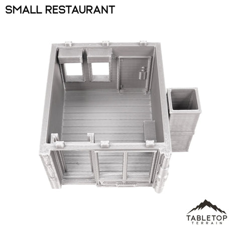 Tabletop Terrain Building Cyberpunk Small Restaurant - Cyberpunk Building