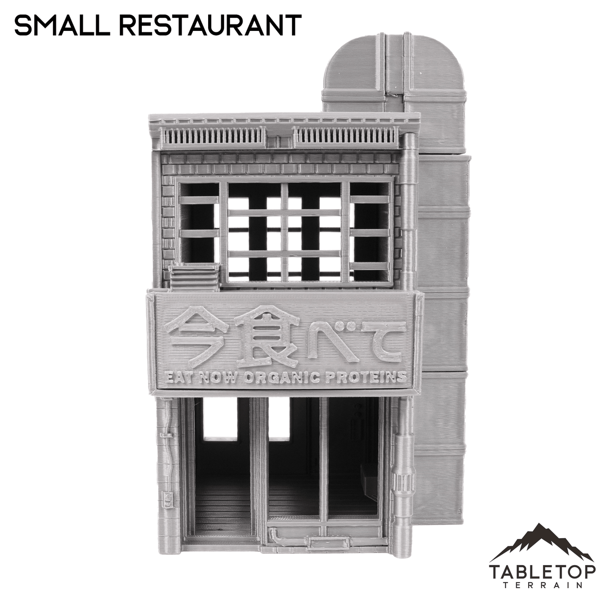 Tabletop Terrain Building Cyberpunk Small Restaurant - Cyberpunk Building