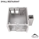 Tabletop Terrain Building Cyberpunk Small Restaurant - Cyberpunk Building