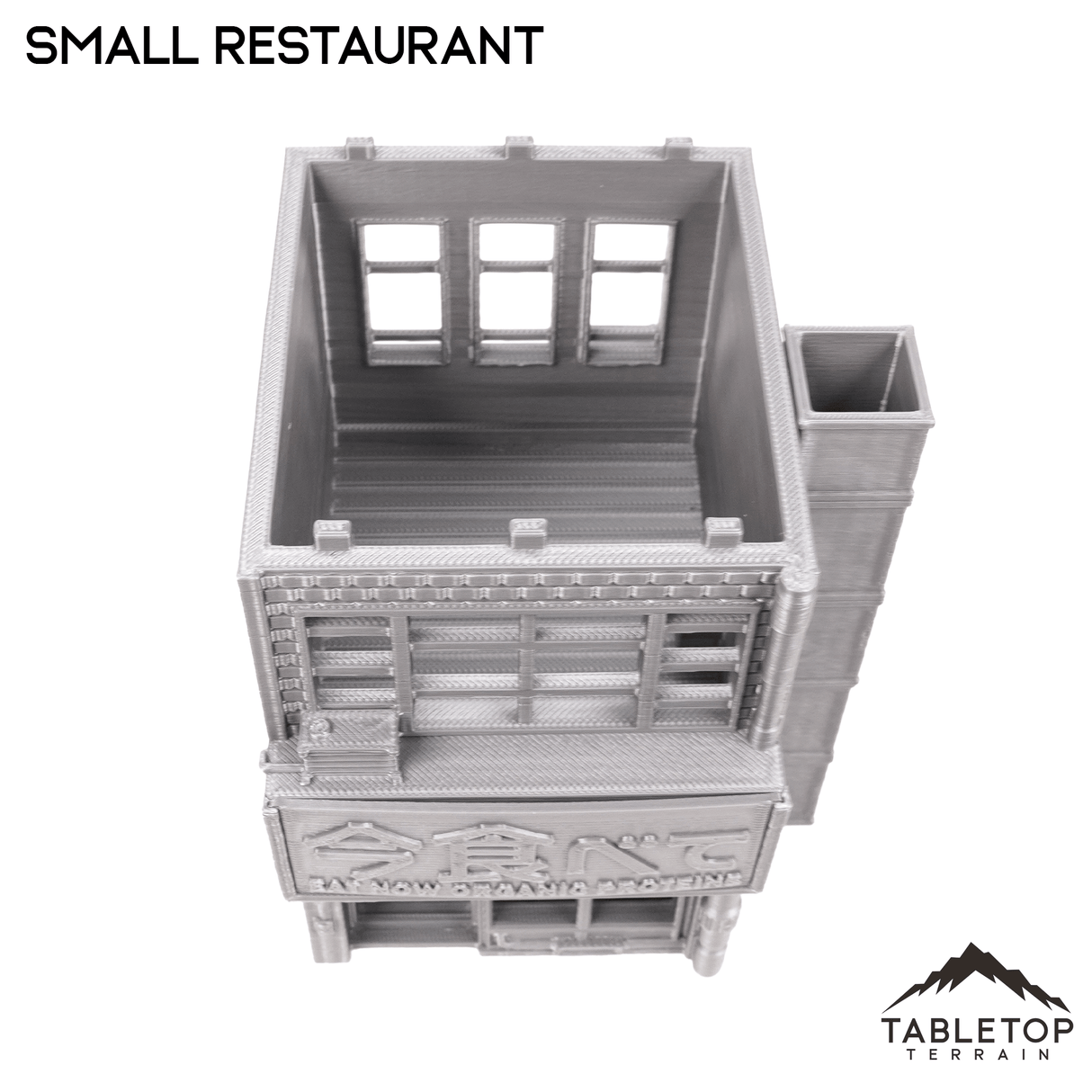 Tabletop Terrain Building Cyberpunk Small Restaurant - Cyberpunk Building