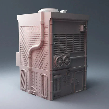 Tabletop Terrain Building Cyberpunk Super Noodles - Cyberpunk Building