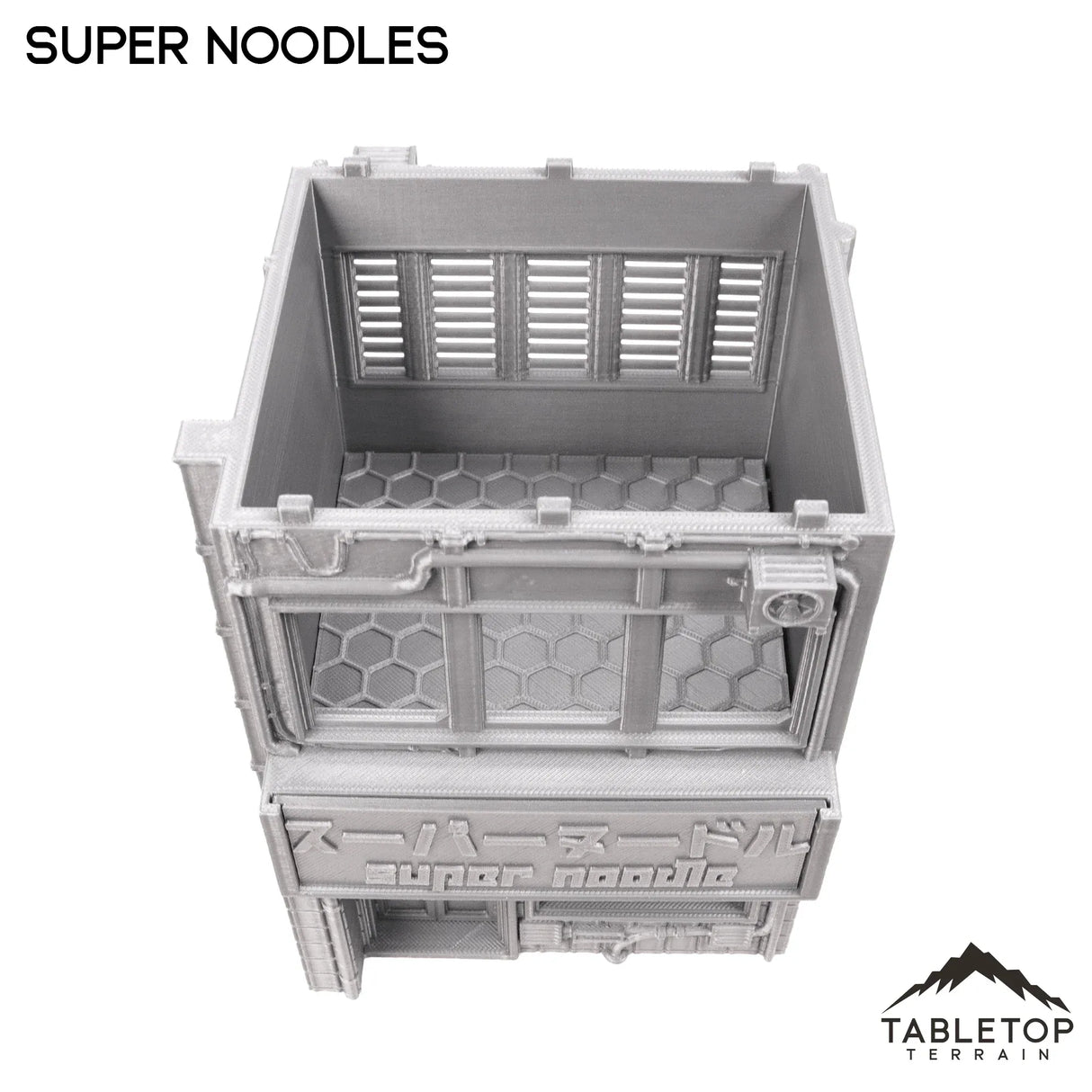 Tabletop Terrain Building Cyberpunk Super Noodles - Cyberpunk Building