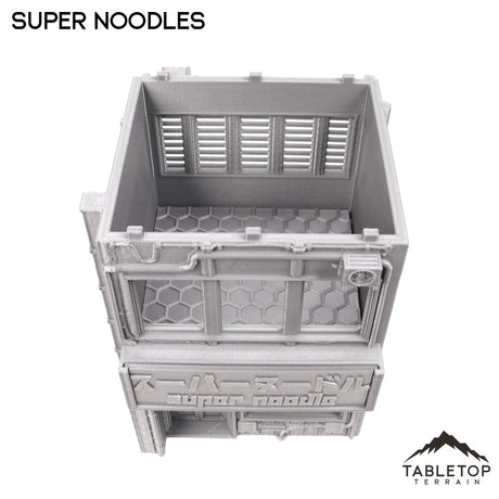 Tabletop Terrain Building Cyberpunk Super Noodles - Cyberpunk Building