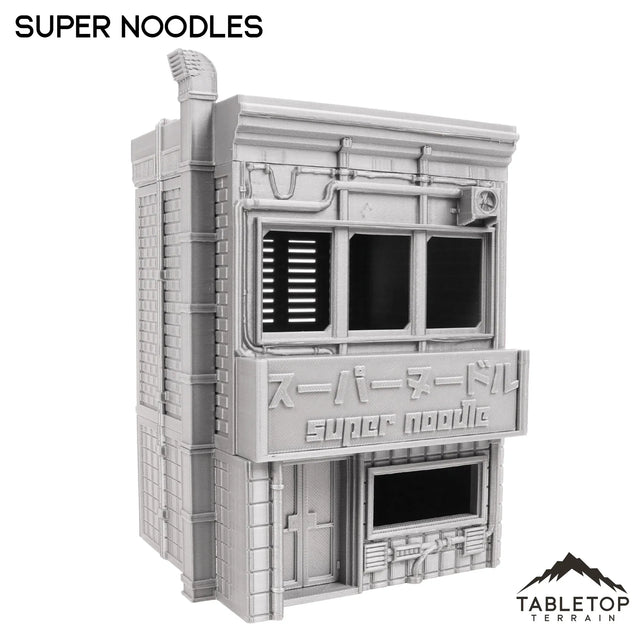 Tabletop Terrain Building Cyberpunk Super Noodles - Cyberpunk Building