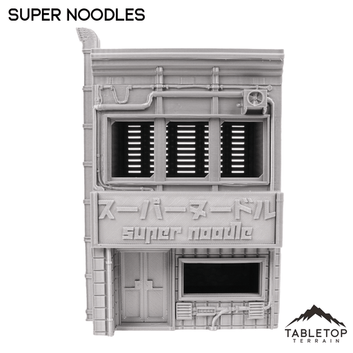 Tabletop Terrain Building Cyberpunk Super Noodles - Cyberpunk Building