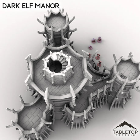Tabletop Terrain Building Dark Elf Manor