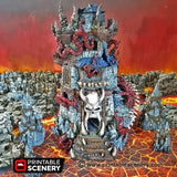 Tabletop Terrain Building Demonhelm - Fantasy Demon Building