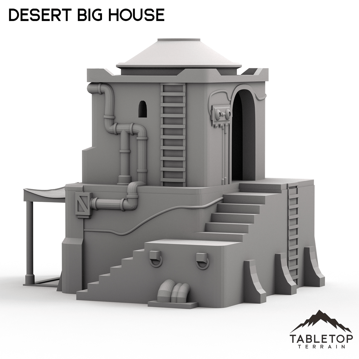 Tabletop Terrain Building Desert Big House