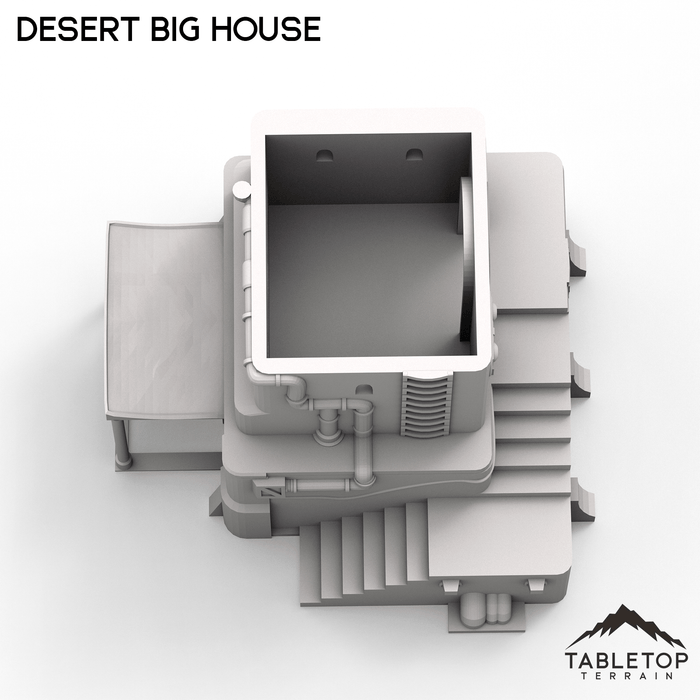 Tabletop Terrain Building Desert Big House