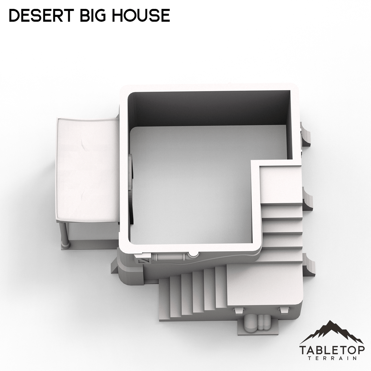 Tabletop Terrain Building Desert Big House