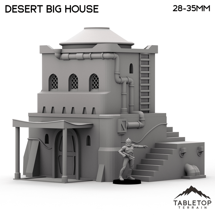 Tabletop Terrain Building Desert Big House
