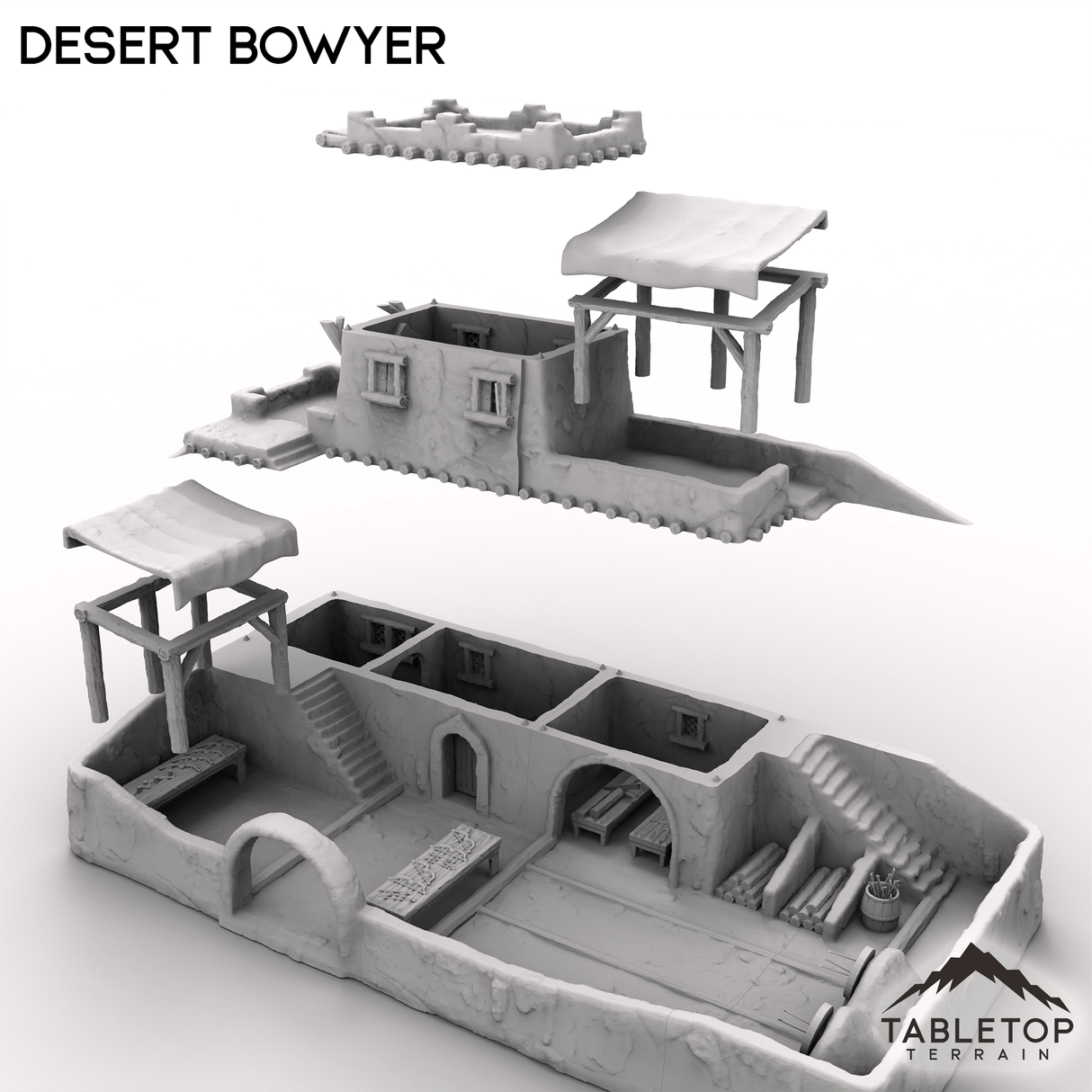 Tabletop Terrain Building Desert Bowyer