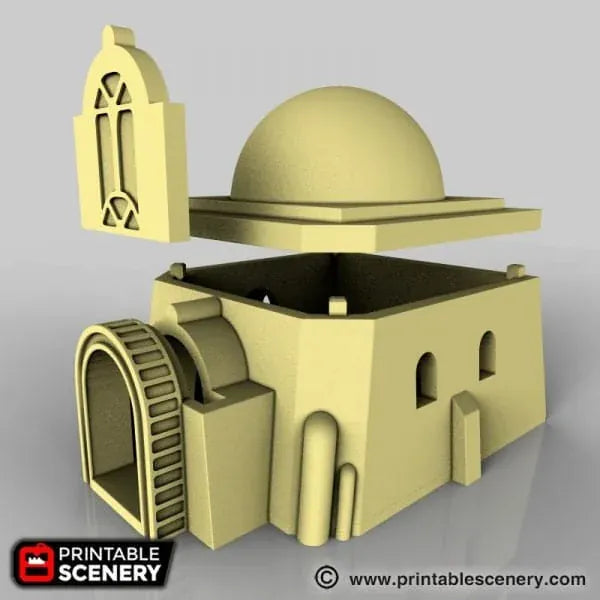 Tabletop Terrain Building Desert Building A - Star Wars Legion Building