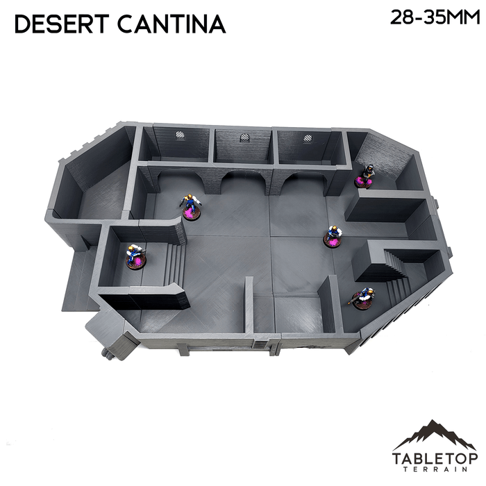 Tabletop Terrain Building Desert Cantina Tabletop Terrain