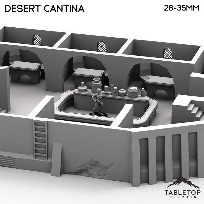 Tabletop Terrain Building Desert Cantina