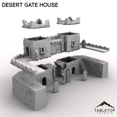 Tabletop Terrain Building Desert Gate House