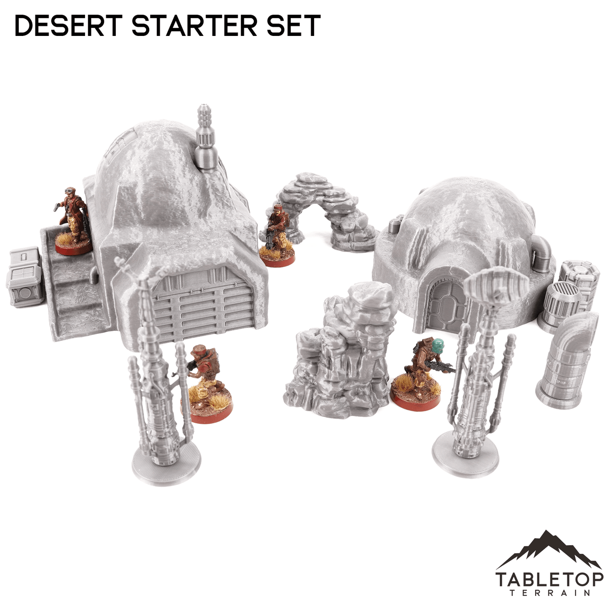 Tabletop Terrain Building Desert Homestead Starter Set