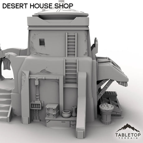 Tabletop Terrain Building Desert House Shop