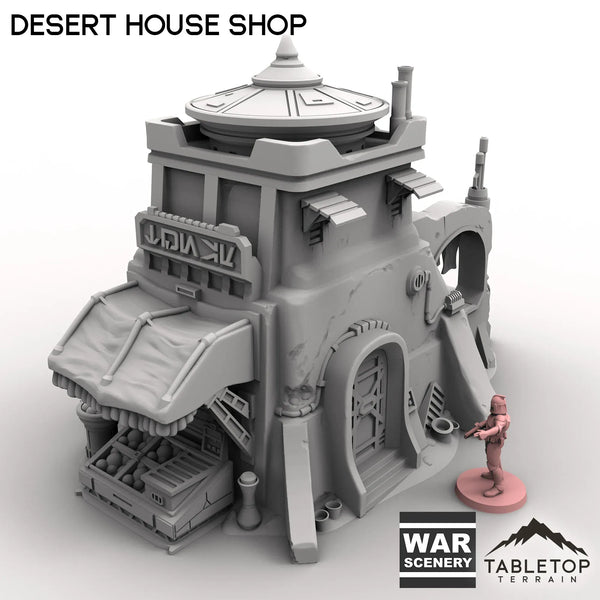 Tabletop Terrain Building Desert House Shop