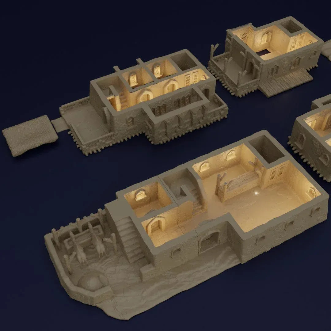 Tabletop Terrain Building Desert Inn