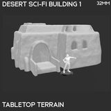 Tabletop Terrain Building Desert Sci-Fi Building 1 - Star Wars Legion Building
