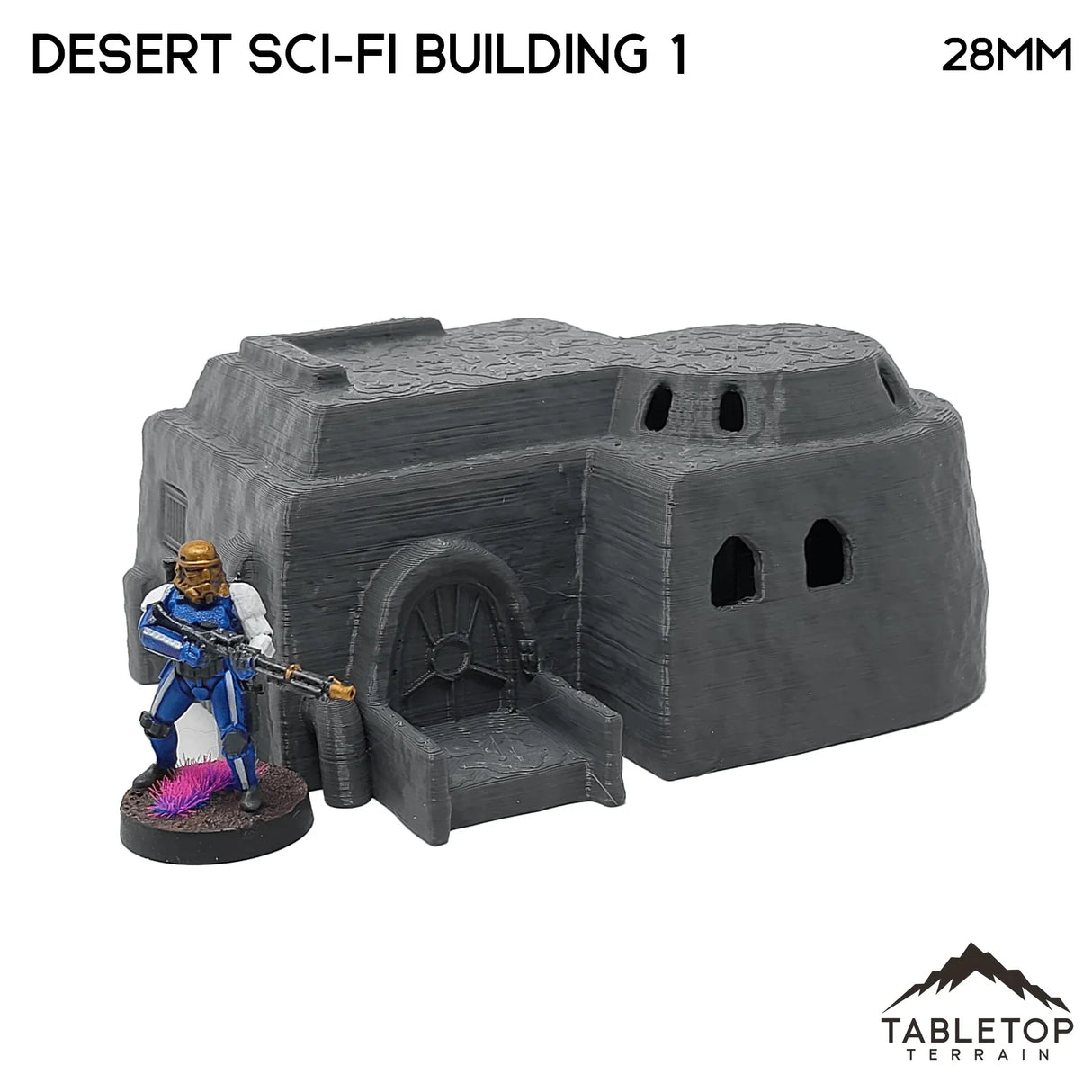 Tabletop Terrain Building Desert Sci-Fi Building 1 - Star Wars Legion Building
