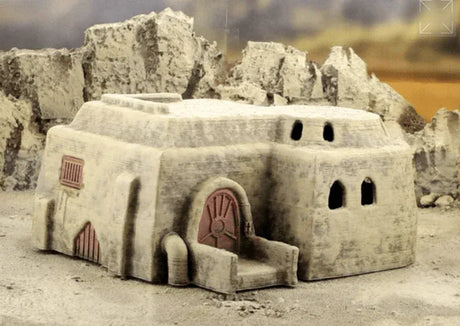 Tabletop Terrain Building Desert Sci-Fi Building 1 - Star Wars Legion Building