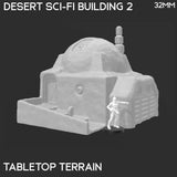 Tabletop Terrain Building Desert Sci-Fi Building 2 - Star Wars Legion Building