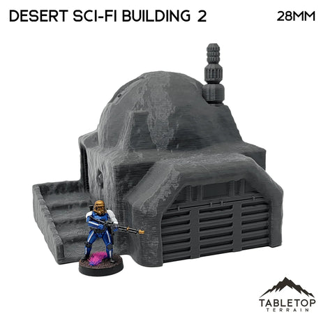 Tabletop Terrain Building Desert Sci-Fi Building 2 - Star Wars Legion Building
