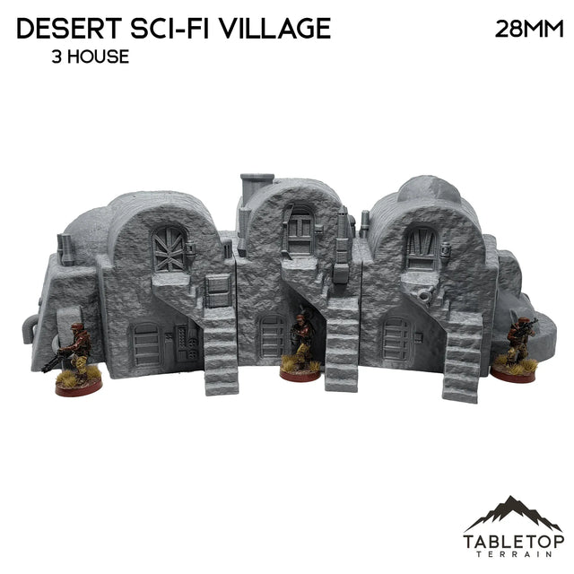 Tabletop Terrain Building Desert Sci-Fi Village - Star Wars Legion Building