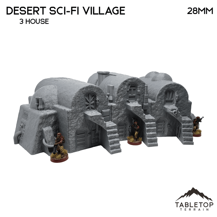 Tabletop Terrain Building Desert Sci-Fi Village - Star Wars Legion Building Tabletop Terrain