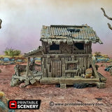 Tabletop Terrain Building Desert Shanty - Apocalyptic Fantasy Building