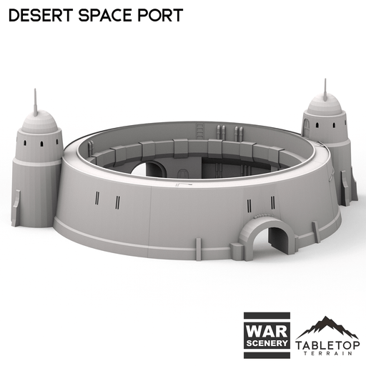 Tabletop Terrain Building Desert Space Port