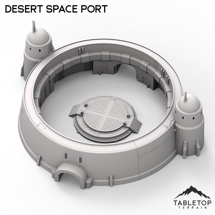 Tabletop Terrain Building Desert Space Port