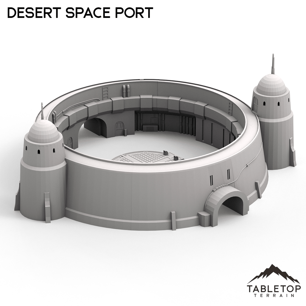 Tabletop Terrain Building Desert Space Port